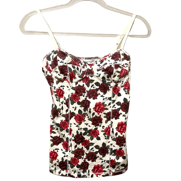 ARITZIA TALULA CORSET FLORAL TANK /M - Picture 1 of 5